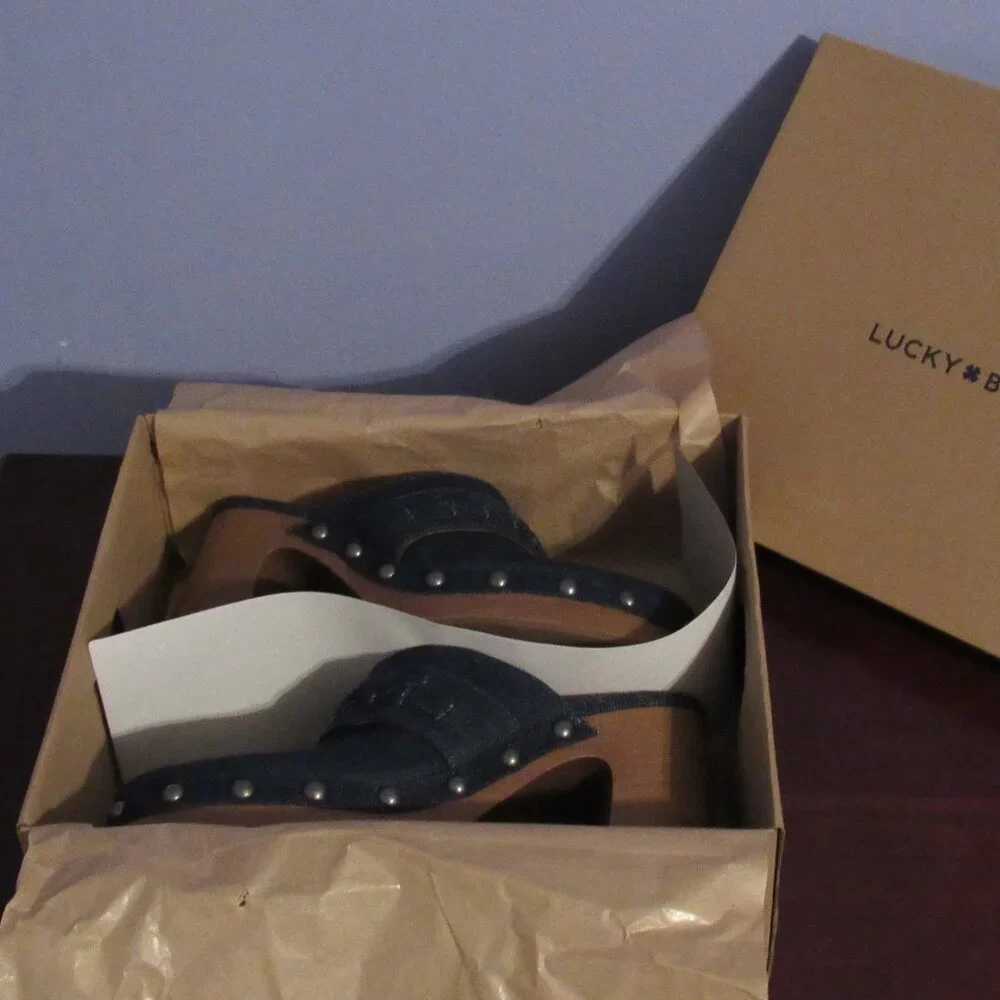 Lucky Brand Ilota Denim Clog - Picture 1 of 6